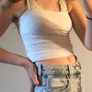 Hollister Cropped Tank Top